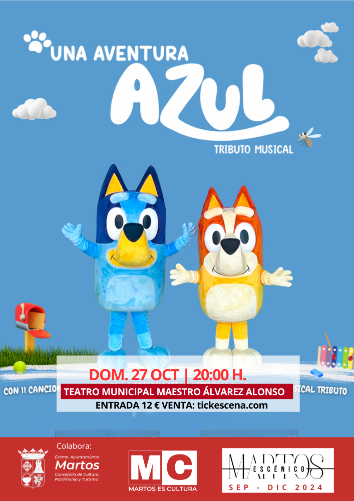 Musical tributo a Bluey. “Una aventura azul”