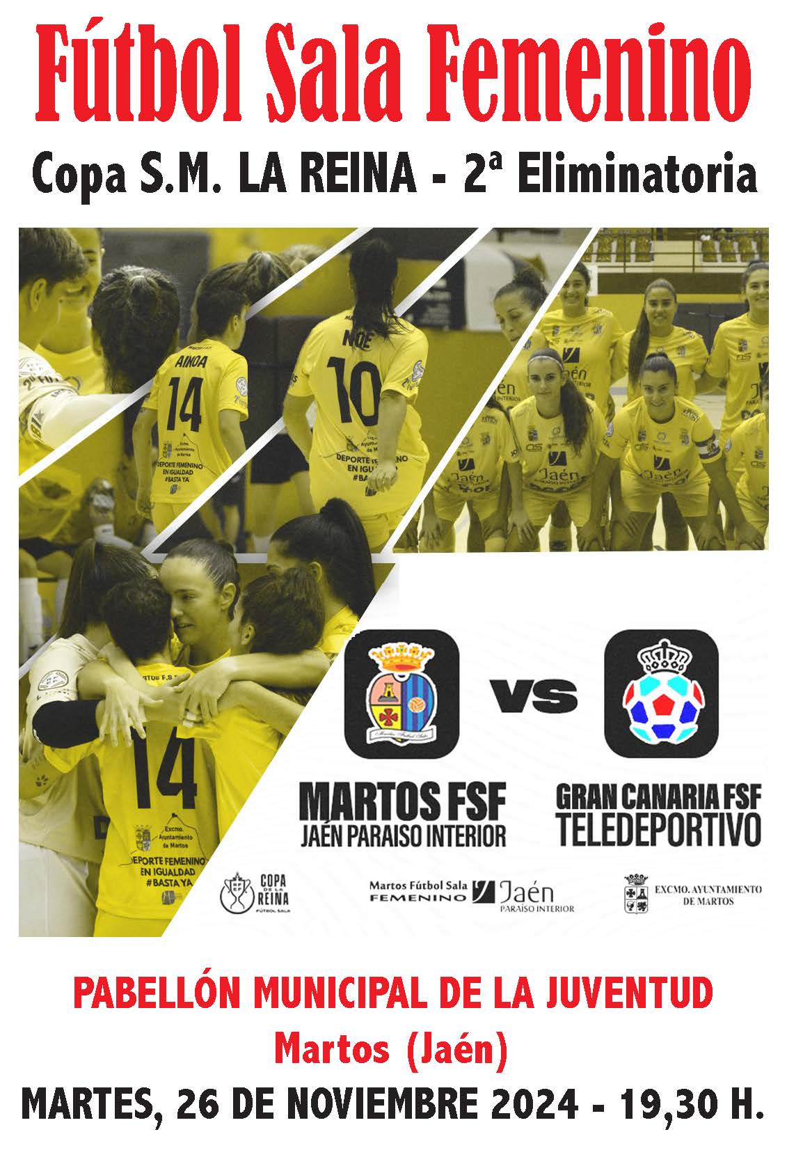 El Martos FSF se enfrenta a un Primera División en la Copa de la Reina ...
