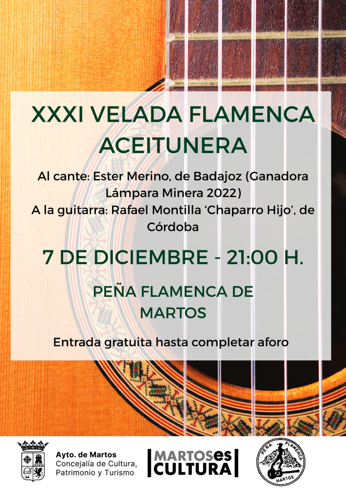 XXXI Velada Flamenca Aceitunera