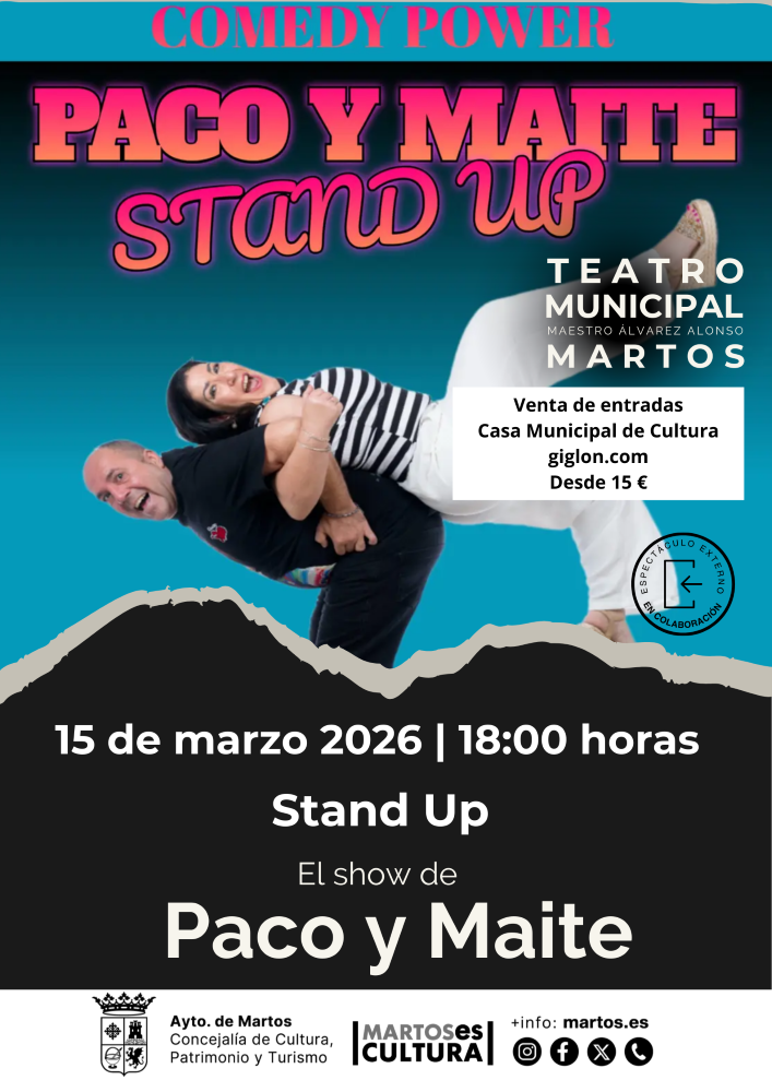 Humor en el Álvarez Alonso: Paco y Maite en Martos