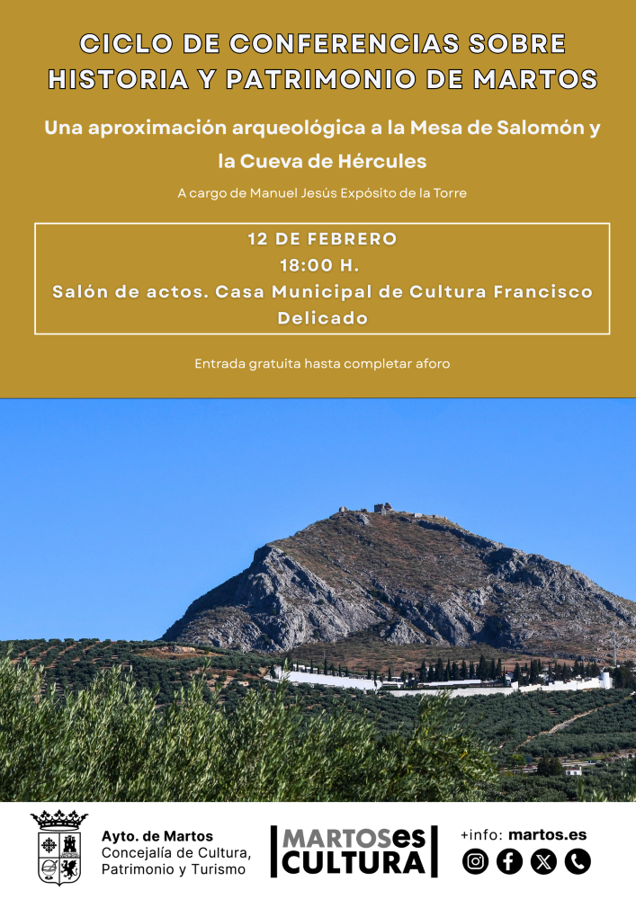 Ciclo de Conferencias sobre Historia y Patrimonio de Martos