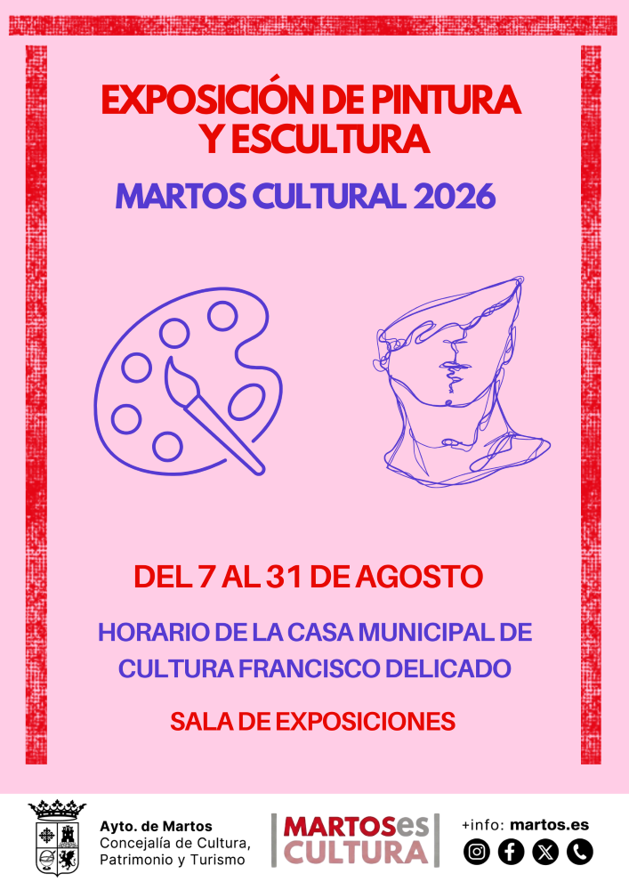 Exposición de Pintura y Escultura. Martos Cultural 2026