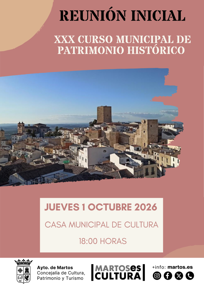 XXX Curso Municipal de Patrimonio Histórico