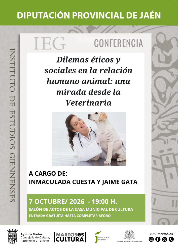 Conferencia: Dilemas éticos y sociales en la relación humano animal: una mirada desde la Veterinaria