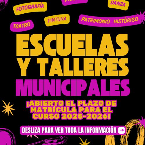 Abierto el plazo para las escuelas y talleres municipales