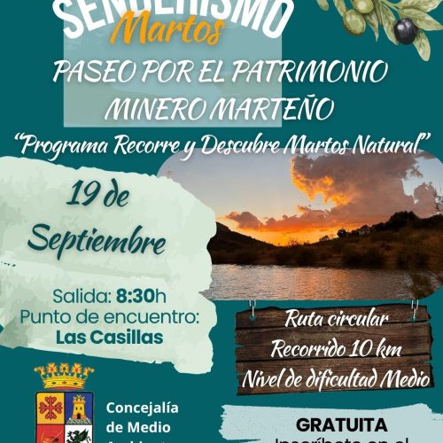 El senderismo llega con el “Paseo por el patrimonio minero marteño”