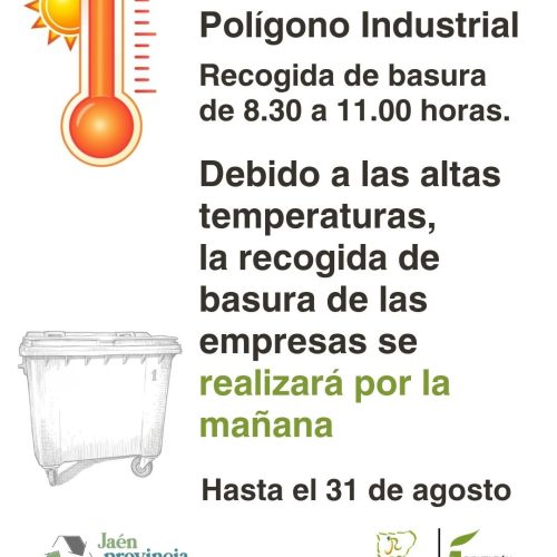 Horario de recogida de basura en el polígono industrial