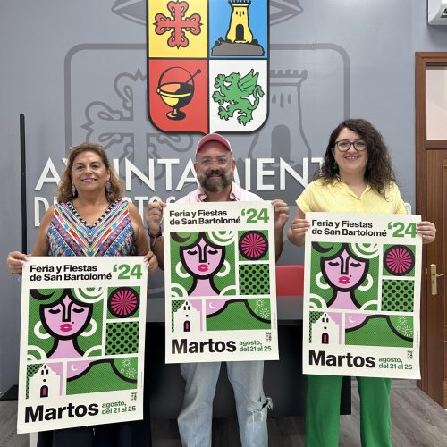 Javier León, ganador del XLII Concurso del Cartel de Feria de San Bartolomé de Martos