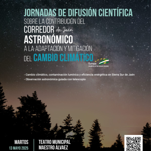 Jornada de difusión científica sobre la contribución del Corredor Astronómico de Jaén