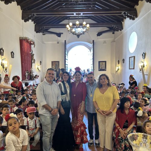 Ofrenda floral a la Virgen de la Victoria de la Escuela Infantil San Fernando