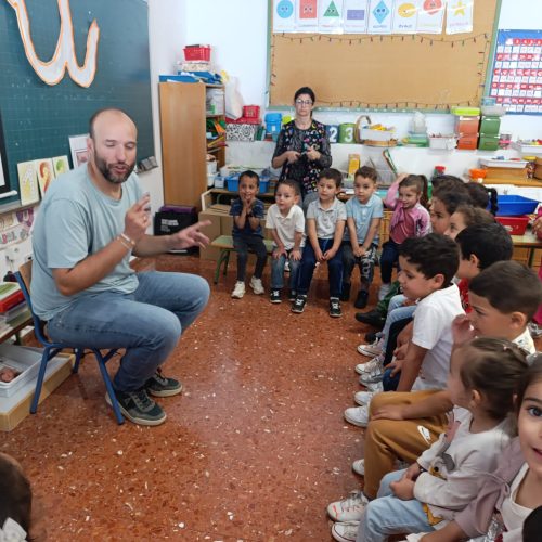 Taller de cambio climático en el CEIP San Amador