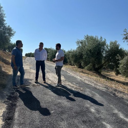 Continúan las labores de conservación y mantenimiento de caminos rurales