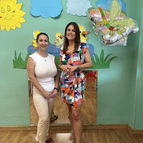 Visita a la Escuela Infantil Virgen del Pilar por el comienzo del curso