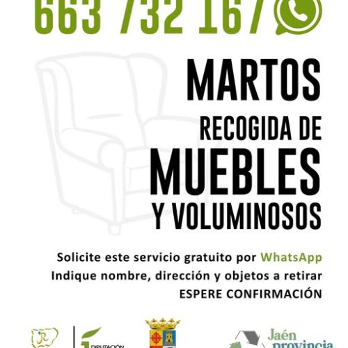 Servicio de recogida de muebles y voluminosos