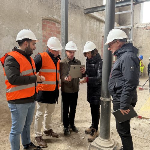 Los trabajos en el edificio principal de RENFE, a buen ritmo
