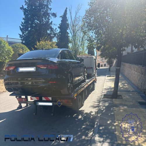 La Policía Local recupera un vehículo de alta gama sustraído en Alemania