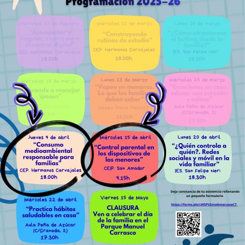 Nuevos talleres de la Escuela de Familia