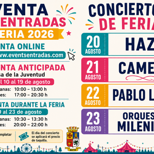 Ya están a la venta las entradas para los conciertos de la Feria de San Bartolomé