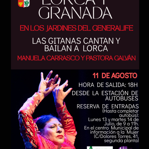 Igualdad abre las inscripciones para asistir al espectáculo “Las gitanas cantan y bailan a Lorca”