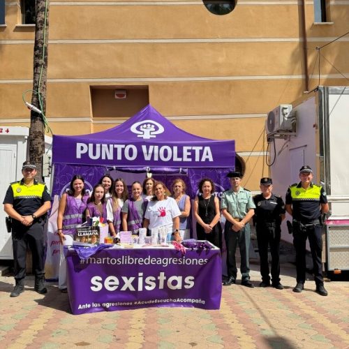 La Concejalía de Igualdad refuerza el Punto Violeta en las fiestas locales con una nueva carpa y una imagen renovada