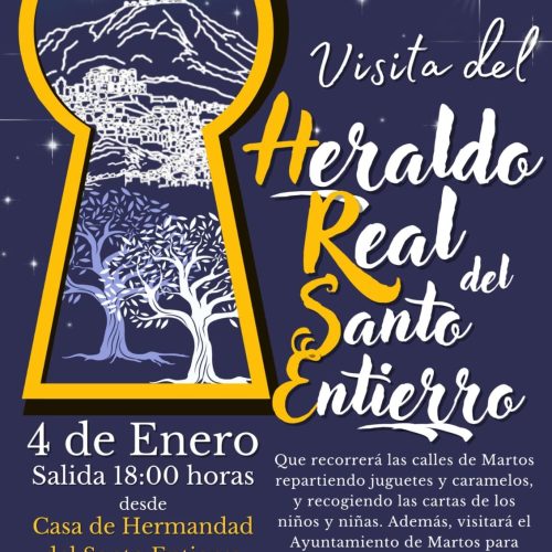 Martos abrirá sus puertas a los Reyes Magos con el desfile del Heraldo Real