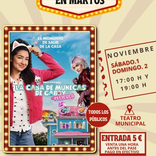¡Cine en familia! La casa de muñecas de Gabby
