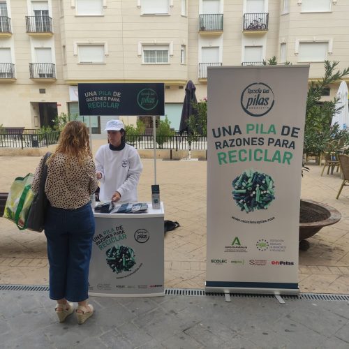 Martos recicla más de 560 kg de pilas en el primer semestre del año