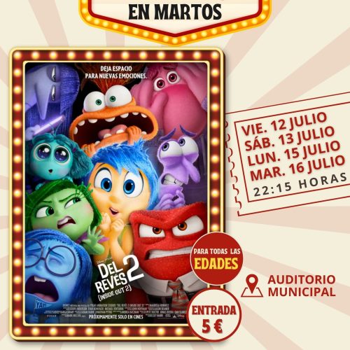 Vuelve el cine de verano al Auditorio Municipal