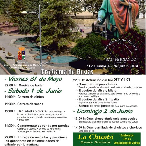 Fiestas de la asociación vecinal San Fernando