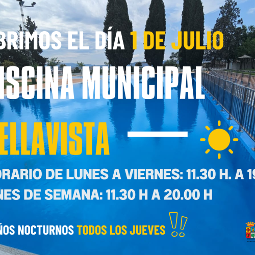 Apertura de la piscina municipal Bellavista
