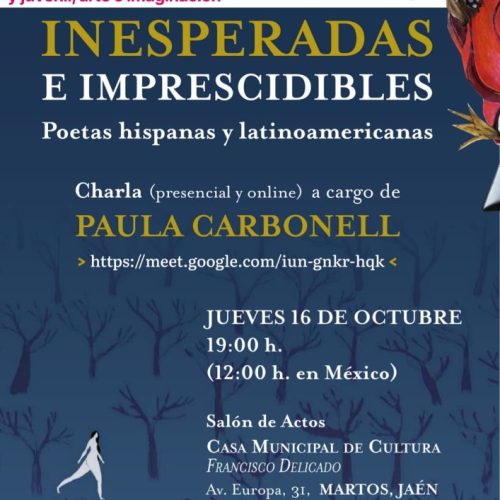 Mosaico -Festival de literatura infantil y juvenil, arte e imaginación- Charla online y presencial: Poetas de hablas hispanas y latinoamericanas