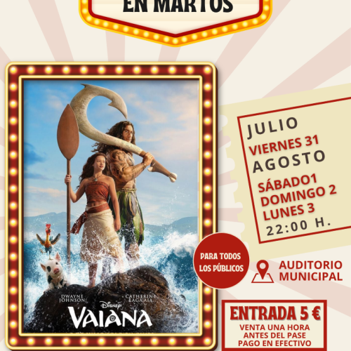 Cine en Martos: Vaiana