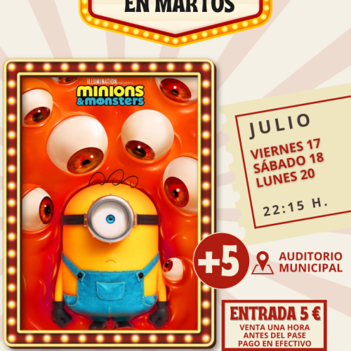 Cine en Martos: Minions & Monsters