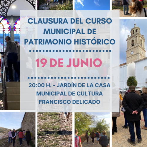 Clausura del Curso Municipal de Patrimonio Histórico