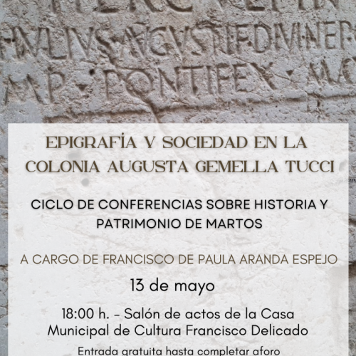 Ciclo de Conferencias sobre Historia y Patrimonio de Martos