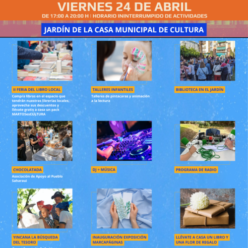 Día del Libro en la Casa Municipal de Cultura Francisco Delicado