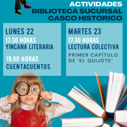 Día del Libro en la Biblioteca Sucursal Casco Histórico