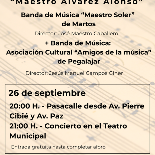 XXXIII Encuentro de Bandas de Música ‘Maestro Álvarez Alonso’