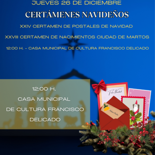 Entrega de premios a los ganadores de los certámenes navideños