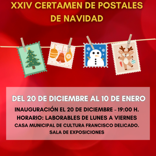 Exposición del XXIV Certamen de Postales de Navidad