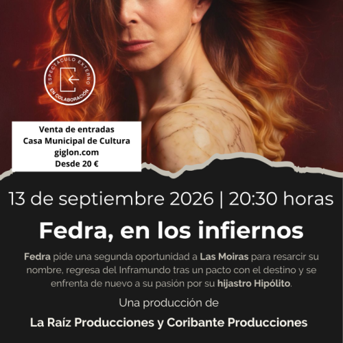 Teatro en el Álvarez Alonso: “Fedra en los infiernos”