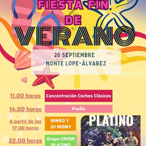 Fiesta de fin de verano en Monte López Álvarez