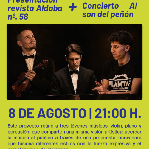 Presentación del número 58 de la Revista Aldaba + Concierto a cargo del grupo AL SON DEL PEÑÓN