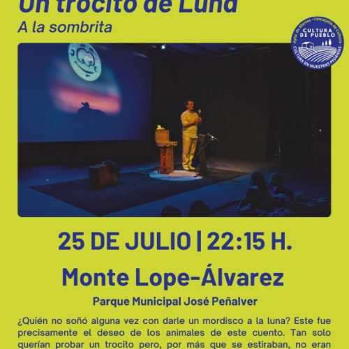 Teatro de sombras en Monte Lope-Álvarez