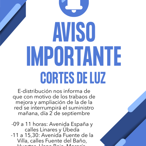 Cortes en el suministro de la luz