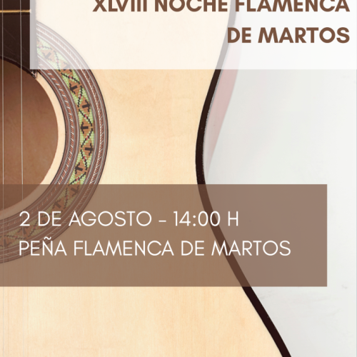 Presentación del cartel de la XLVIII Noche Flamenca de Martos