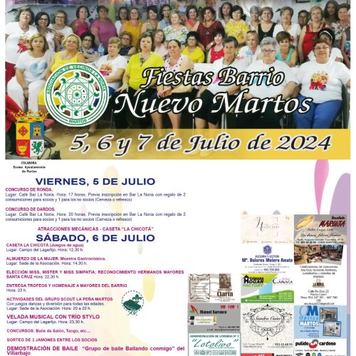 La asociación vecinal La Noria celebra del 5 al 7 de julio su Verbena de barrio