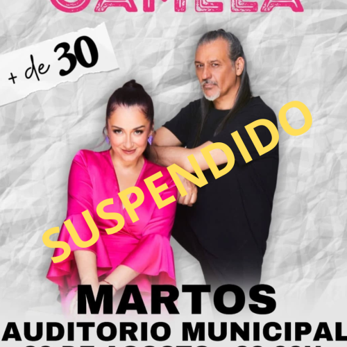 Comunicado oficial: suspendido el concierto de Camela