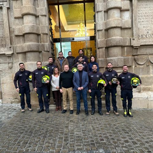 Toma de posesión de siete bomberos conductores