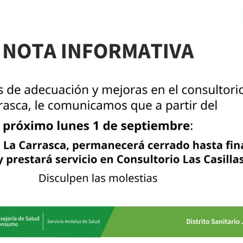 Obras en el consultorio de La Carrasca